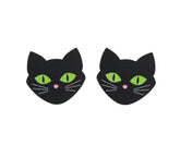 Love In Leather Cat Shape Womens Nipple Pasties - Default Title - Breast and Nipple Toys